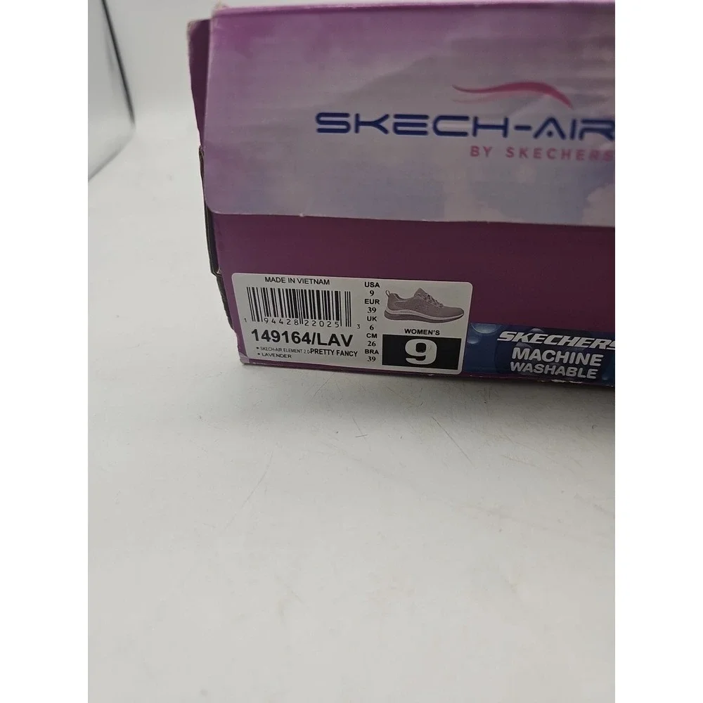 Skechers Skech Air‎ Cooled 2.0 Pretty Fancy Lavender Size 9 With Box Used